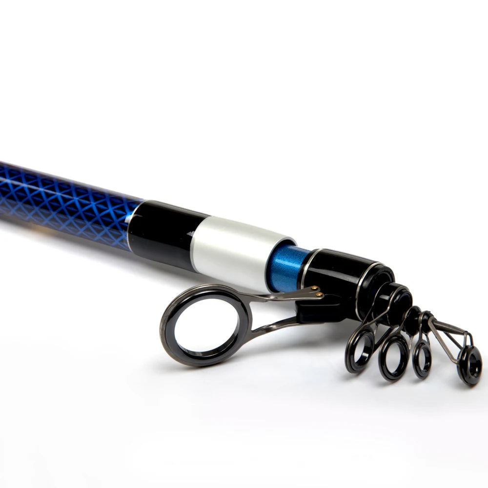 4m 4.5m 100-300g Manufacturer Wholesale Telescopic Carbon Surf with Fuji Reel Seat Fishing Rod