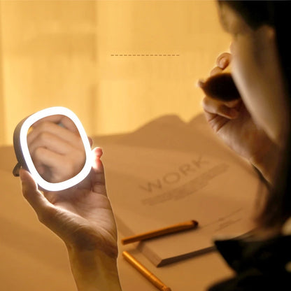 Latest Rechargeable Makeup Mirror Portable LED Mini Selfie Beauty Light for Phone Makeup Light for Tiktok