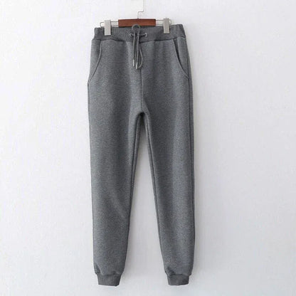 2022 Winter Women Pants Thick Velvet Warm Women Pants Female Lamb Wool Trousers Outwear High Waist Solid Harem Pants 2XL