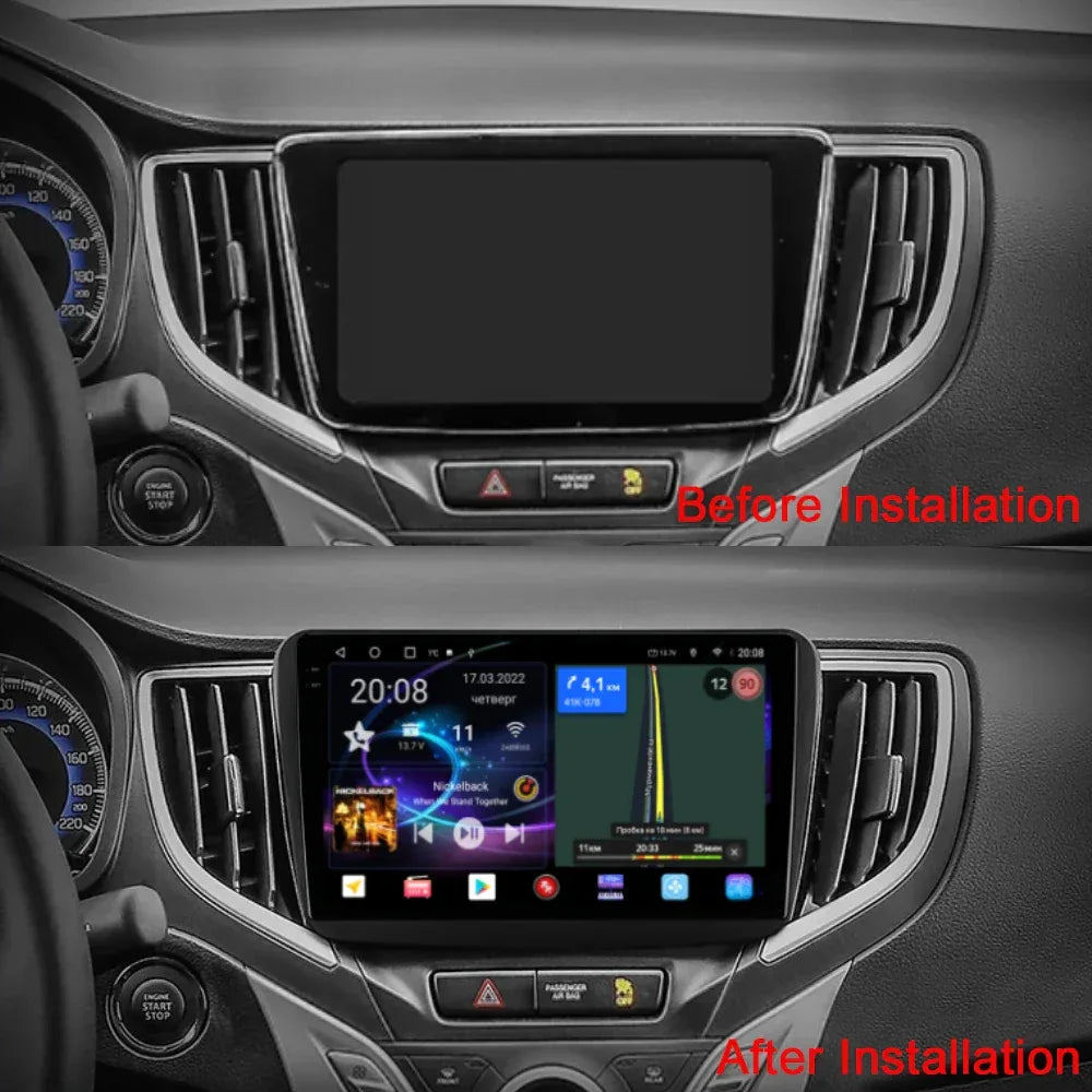 Penhui Android Car DVD  Player for Suzuki Baleno 2 2015 - 2022 Radio GPS Navigation Audio Video CarPlay DSP  Multimedia 2