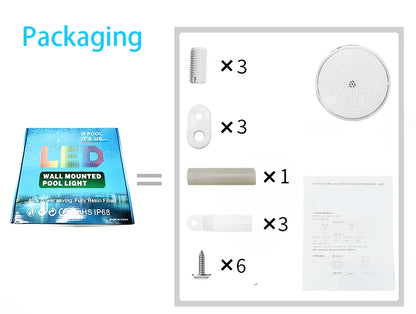 Refined Remote Control Replacement Pool Bulb PAR56 for ASTRAL Thin 18w RGBW IP68 Led Swimming Pool Lighting
