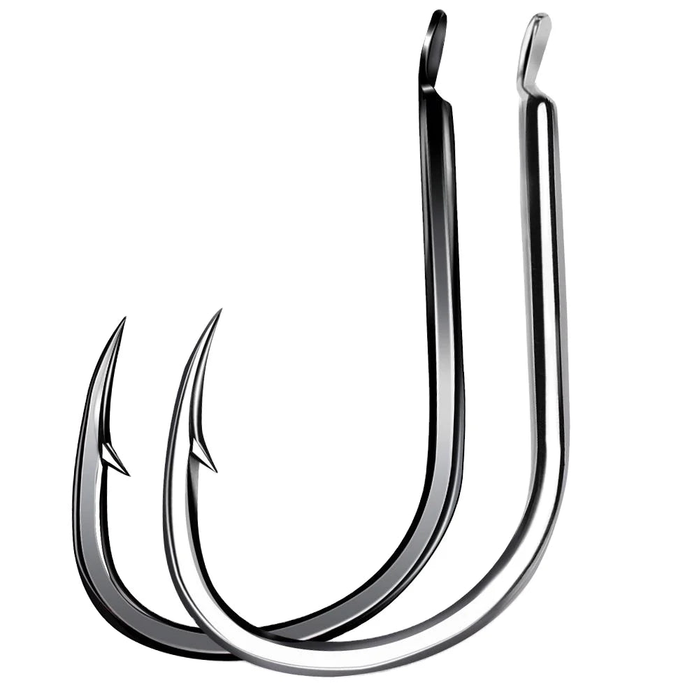 Free Samples Newest 30pcs/set Fishing Hooks Set High Carbon Steel Barbed Single Circle Hook Dip Barbed Carp Hooks Sea Fishing