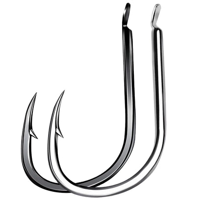 Free Samples Newest 30pcs/set Fishing Hooks Set High Carbon Steel Barbed Single Circle Hook Dip Barbed Carp Hooks Sea Fishing