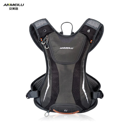 ANMEILU Unisex 5L Lightweight Waterproof Running Sports Bag High Quality Moisturizing Fitness Vest Off-Road Bicycle Riding Bag