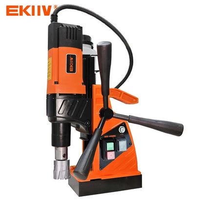 EKIIV 110v 220v Portable Magnet Drill Engineering Machine Automatic Absorption Plate Drilling Machine Small Magnetic Seat Drill