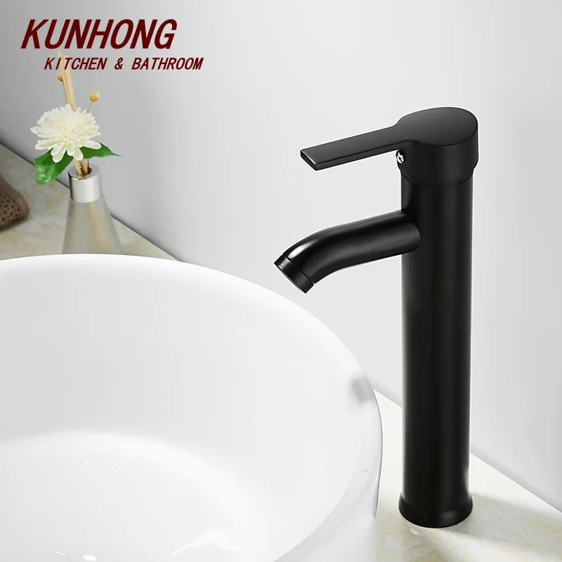 UPC Brushed Nickel Stainless Steel  Bathroom Basin Faucet Tap Single Handle Cold and Hot Water Mixer Torneiras Banheiro
