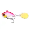 Vib Fishing Lures Hard Mental Lure with Fishing Hook Fishing VIB Lure 2.5CM-9G-10#