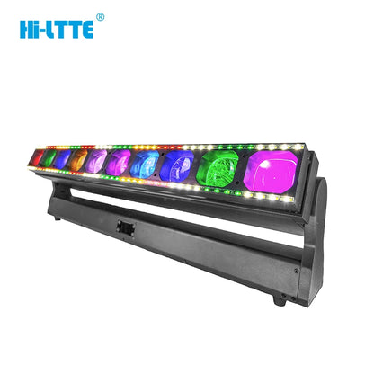 10x60W RGBW 4in1 LED Stage Wash Light Bar DMX Versatility Strobe Pixel Beam bar Moving Head Light RGB Led Pixel bar Light
