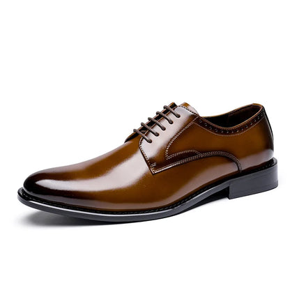 Spring New Men's Casual Leather Shoes Men's Leather Business Shoes