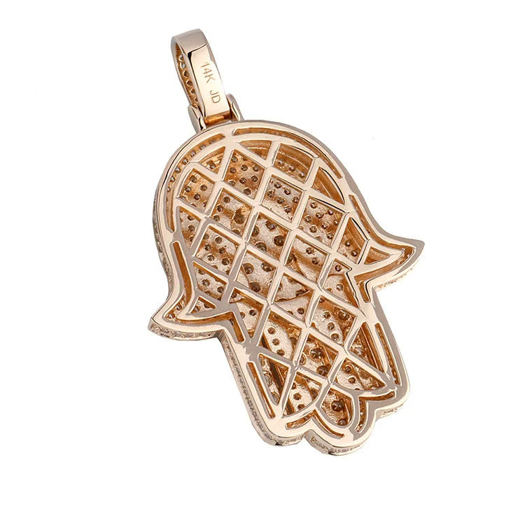 Starspire Jewels 925 Silver Emerald Cut Hip Hop Pendant Jewelry Bespoke Luxury Moissanite Stone Fine Charm Accessory High