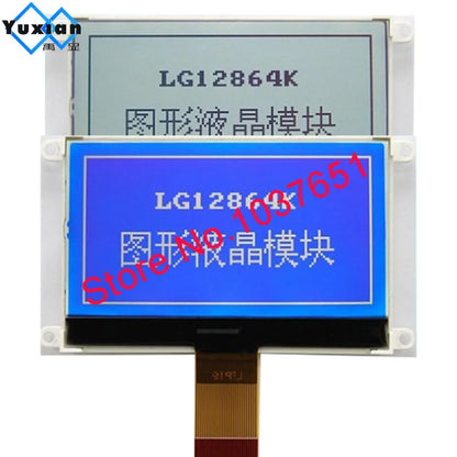 128x64 COG Lcd Display Module Screen 3.3V ST7565P COG LED serial SPI ST7567 ST7565R Good Quality LG12864K blue or white