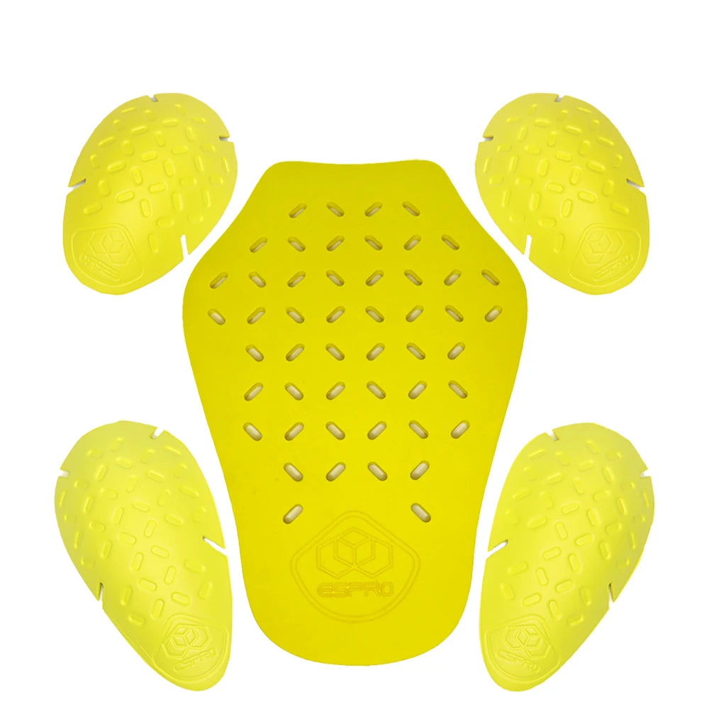 Motorcycle Jacket Lining Protectors Pad Shoulders Elbow Back Armor Protective Gear for Motocross Skiing ICE Skating Bike Cycling