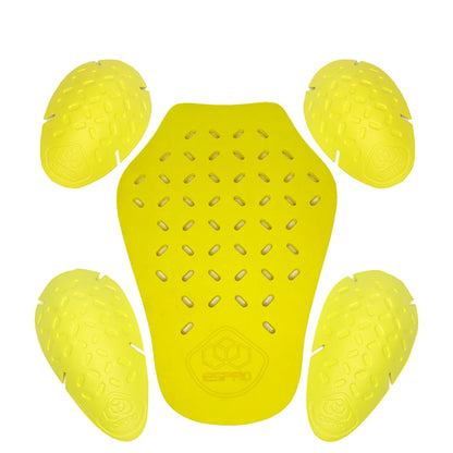 Motorcycle Jacket Lining Protectors Pad Shoulders Elbow Back Armor Protective Gear for Motocross Skiing ICE Skating Bike Cycling