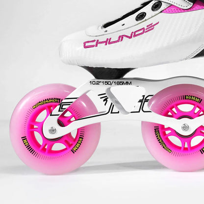 Adjustable Inline Professional Carbon Speed Skating Shoes 3/4 Wheels 100mm*4/110mm*3/110mm*4