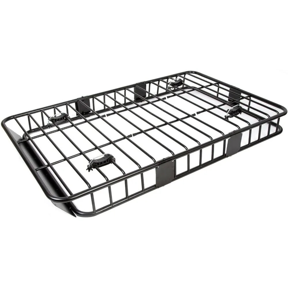 64'' Universal Roof Rack w/Extension Cargo SUV Top Luggage Carrier Basket Holder