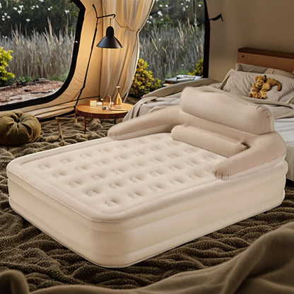 Auto-Inflating PVC Inflatable Air Mattress  Multi-Surface for Camping Home Versatile for School Hospital Bedroom Guests