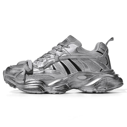 Latest Design Sports Shoes Women Retro Old School Chunky Shoes Men New Style 2024 Tennis Sneakers for Men Women