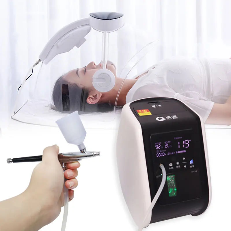 Oxygene Dome Beauty Spa Skin Rejuvenation Oxygen Jet Therapy Facial Mask Machine Oxygen Facial Whitening Dome O2toderm Jet Peel