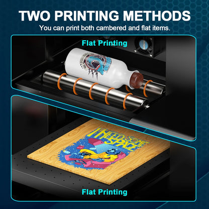 Desktop Best Selling UV Printer Flatbed Printing Machine A3 A4 UV Dtf Flatbed Printer for PVC ID Card Phone Case Metal Acrylic