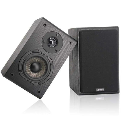 LONPOO LP42 75W*2 Passive Bookshelf Speaker HiFi Pair Speaker