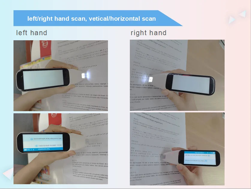 Gift Set AI Scanning Translation Pen Scanner Android Digital Exam Reader Pen Text Automatic Reader Dictionary Scandictionary Pen