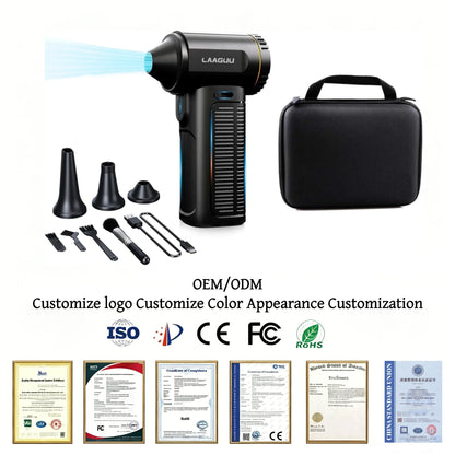 Brushless High Wind Jet Fan air Blower Mini Violent Turbo Fan 130000RPM air Dryer  for Car Cleaning Powerful Jet Fan