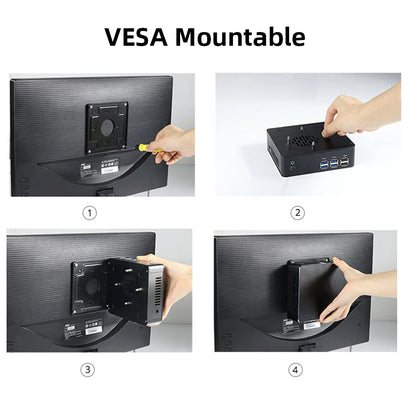 Compact Mini PC Intel Core I7 5500U I5 5200U I3 5005U Windows 10 Linux 300Mbps WiFi Gigabit Ethernet HTPC Thin Client