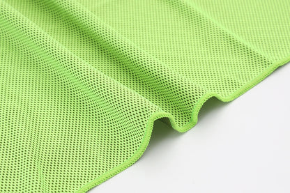 Wholesale Microfiber Cooling Towel Custom Logo Solid Color Knitted Technique Instant Cooling Effect