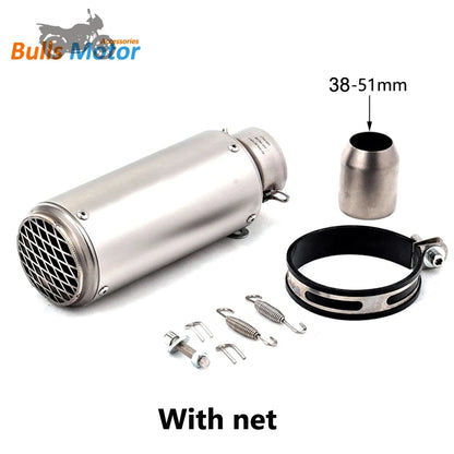 Universal Motorcycle Exhaust Pipe Muffler 1000cc Racing Exhaust Escape Moto for Honda CRF 230 Kawasakis ER6N Z1000 Z900 Silencer