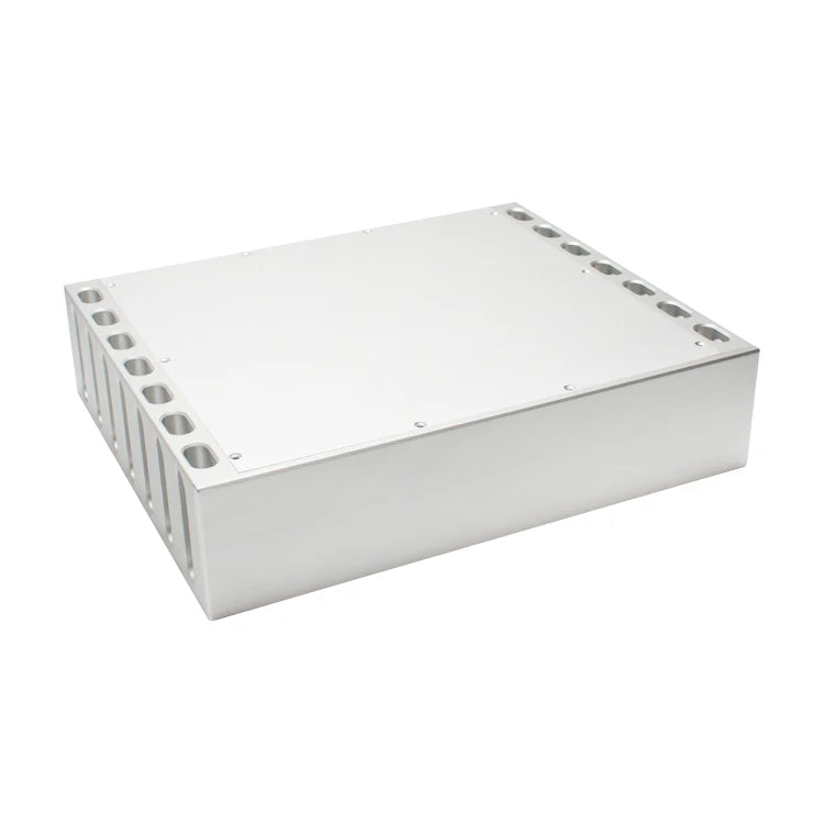 KYYSLB 430*358*100MM Amplifier Chassis Class a DIY Box CNC Enclosure All Aluminum Alloy Sound Audio Speaker Amplifier Case Shell