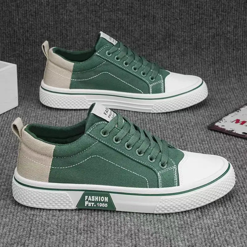 2025 Hot Sale Breathable Sneaker for Men Casual Shoes Flat Canvas Shoes