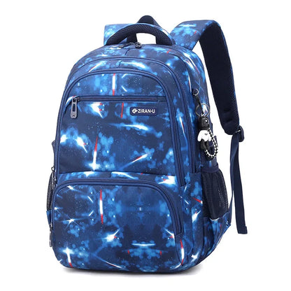 Fashionable Unisex Student Backpack Waterproof Stylish Mochilas with Zipper Closure Personalized School Bag for Students Babies