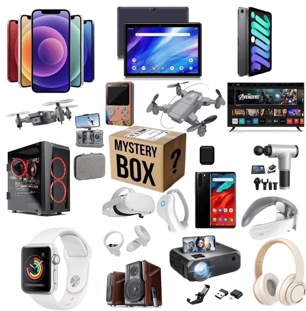 Lucky Electronics Vintage 3C Digital Electronic Lucky Box for Present Sweet Surprise Lucky Mysterious Mystery Box