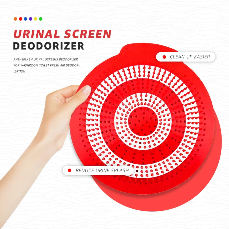 Modern Sensor Urinal Screen Deodorizer Anti-Splash Fresh Urinal Mats for Bathroom