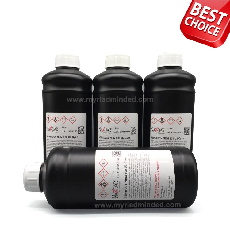 NEM600 U2 USA NAZDA UV Ink for Sign Printing, High Adhesion, Environmentally Friendly