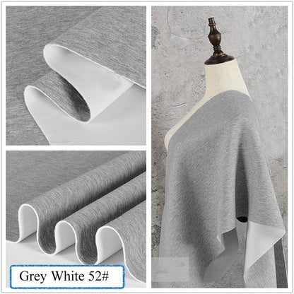 Stretch Spandex Knit Space Cotton Fabric Air Layer for Baseball Jacket Skirt Sewing DIY Face Mask Per Half Meter
