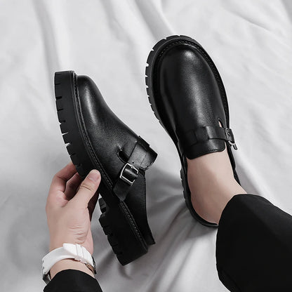 Good Quality Comfortable Summer Half Loafer Shoes Breathable Summer Casual Men Slippers Shoes