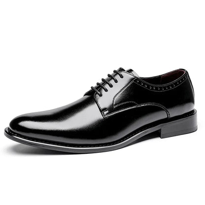 Spring New Men's Casual Leather Shoes Men's Leather Business Shoes