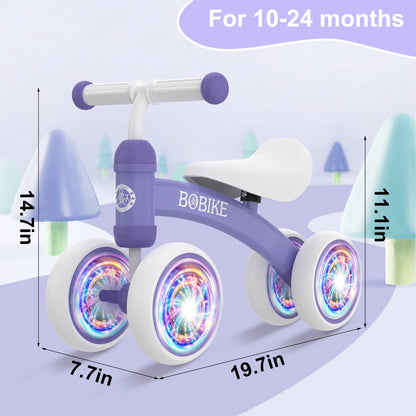 Baby Balance Bike Toys for 12-36 Months Kids Toy Boy and Girls Gifts Toddler Best First Birthday Gift  (Purple)