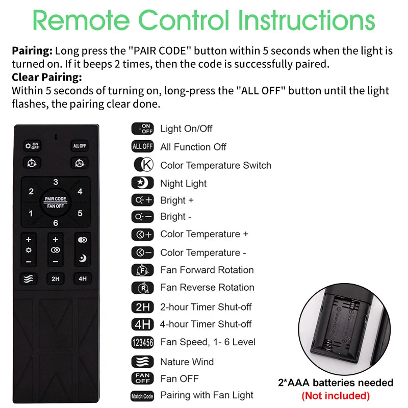 Poland in Stock Modern Dual Finish Blades 6-Speed Quiet DC Motor 3CCT LED Remote Control Patio Garage Ceiling Fan with Lights