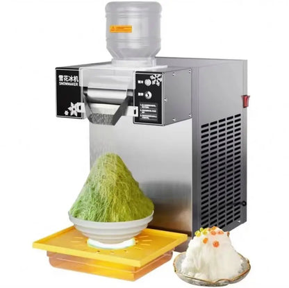 Korea Shaved Mesin Milk Bingsoo Snow Flake Snowflake Ice Cream Shaver Bing Su Making Bingsu Machines Maker