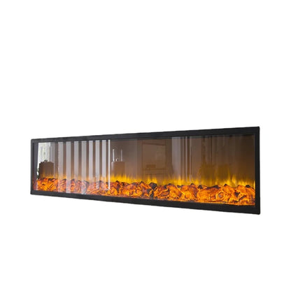 4K Smart RGB Electric Fireplace With Shelves Parts Replacement Motherboard Modern Electric Fireplaces