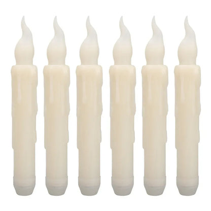 Floating LED Candles with Magic Wand Remote Control Flameless Remote Taper Electronic Candle Christmas Party Decor Candle Lights