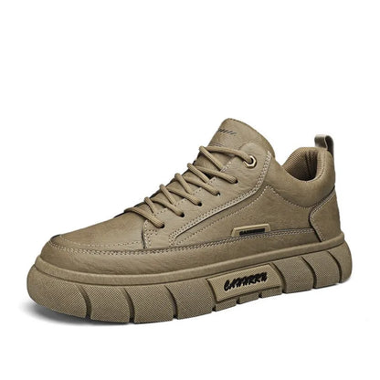 New Spring Versatile Little White Shoes Breathable Casual Men's Anti slip Thick Sole Shoes Men's Sports Shoes