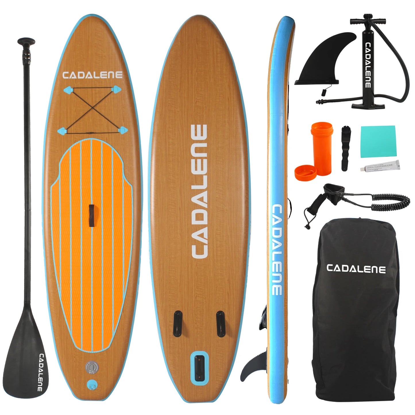 USA Warehouse Spot High-Stability Durable Lightweight Ocean Surfing Inflatable Stand up Paddle SUP Board Set for Kid & Adult