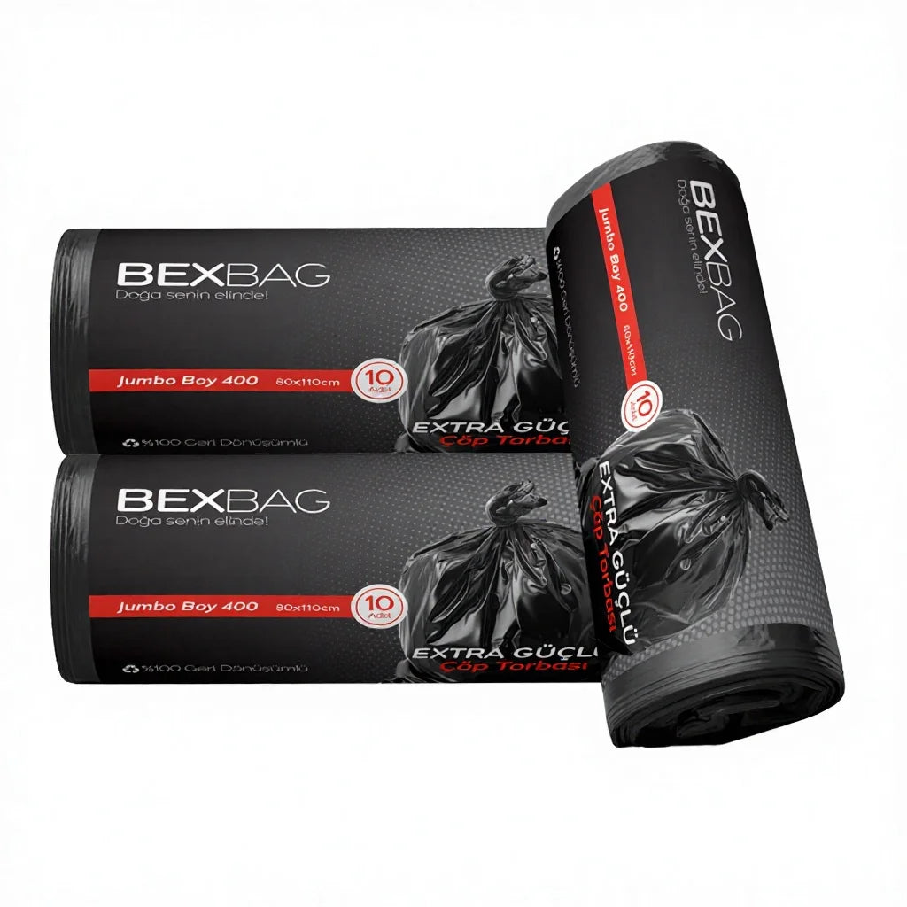 Cheap Black Trash Bags Bin Bags 10pcs Roll 50x70 70x90 80x110 90x120 110x120 Star Seal Bottom Household Garbage Bags Hot Sale