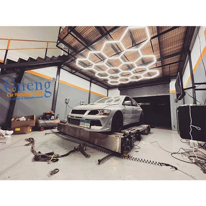 Direct Sale Super Bright Honeycomb Ceiling Light Workshop Light Garage for Detailing Studio Lighting