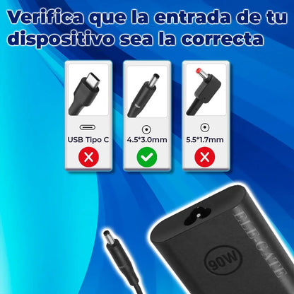 For Compatible Laptop Charger B3061 90W 19.5V 4.62A 4.5mX3.0m Mexico