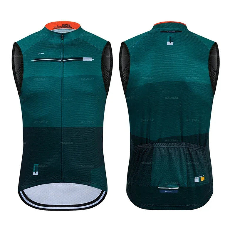 2023 Autumn Cycling Clothing Sleeveless Cycling Vest Mtb Sports Team Bicycle Jerseys Ultralight Jackets Unisex Cycling Clothes