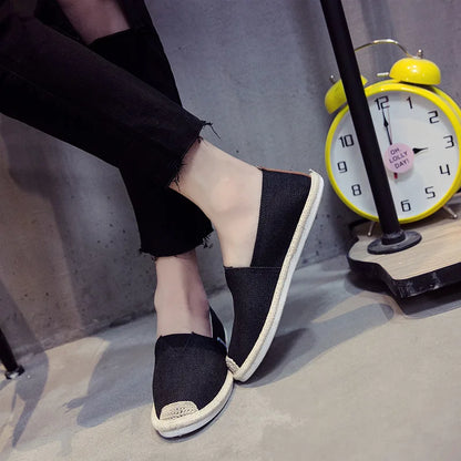 EXCARGO Linen Shoes Canvas Men Fisherman Sneakers Breathable Flat Loafers 2019 Summer  Casual Shoes For Men Slip On Shoe Men